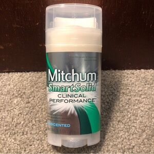 Mitchum Smart Solid Clinical Performance Unscented Invisible Deodorant 2.5oz